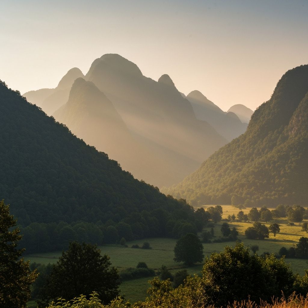 Mountain and natural environment